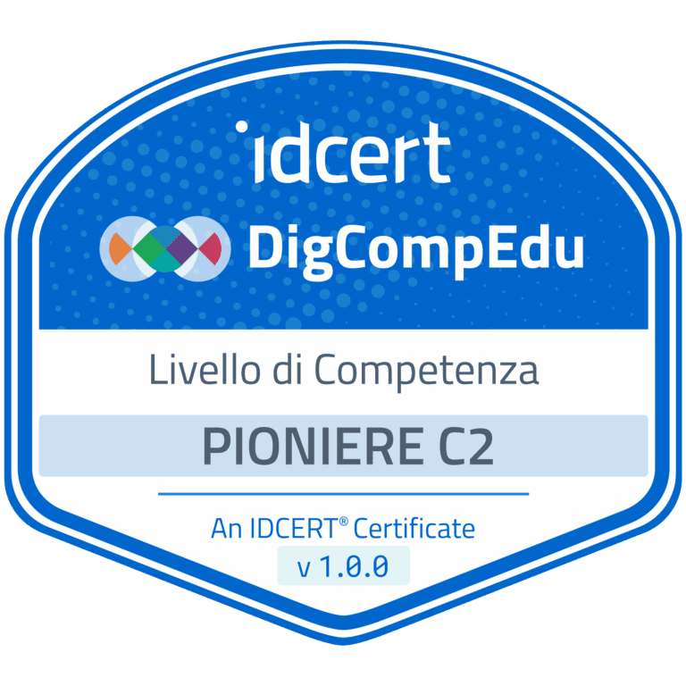 IDCERT DigComp 2.2 + IDCERT DigCompEdu + Digital Competence